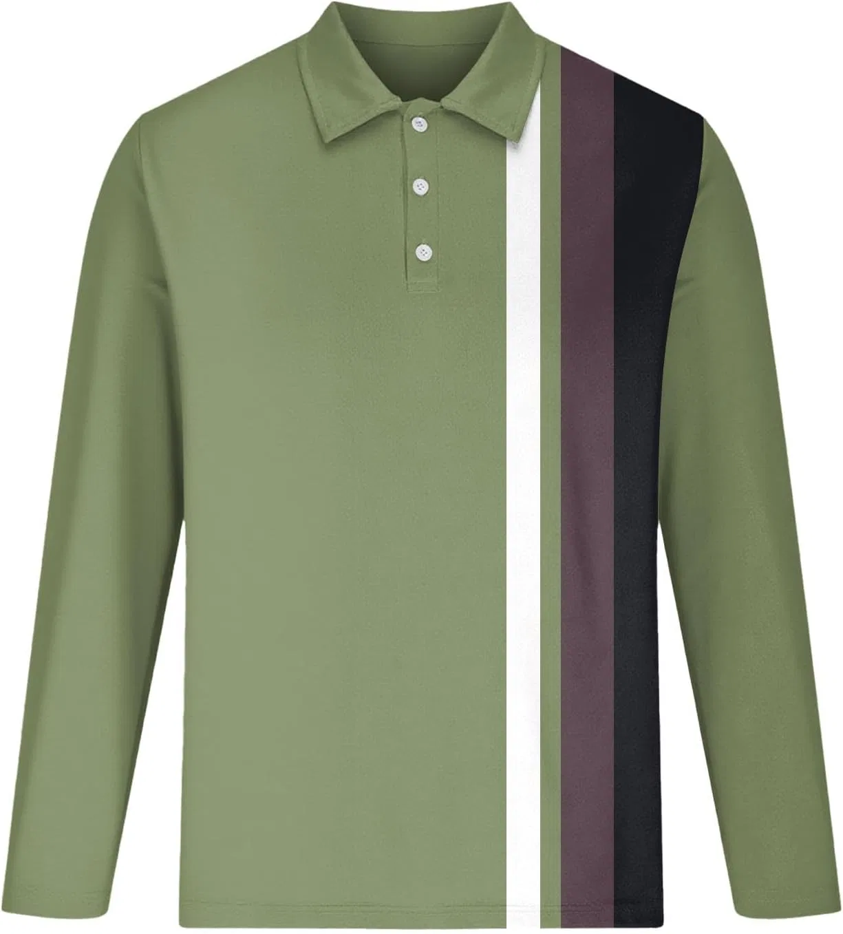 Поло с длинным рукавом Performance Golf Shirt, цвет Green — фото 4