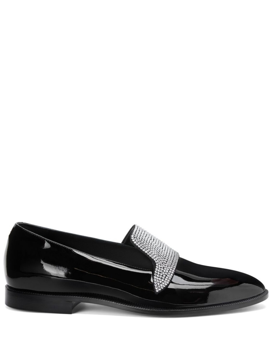 

Giuseppe Zanotti лоферы Eflamm с кристаллами, черный