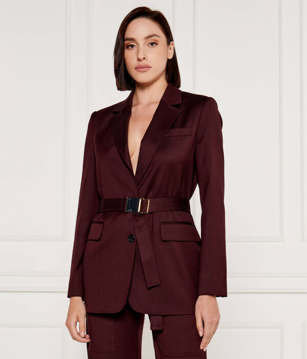 

Шерстяная куртка Кортес Regular fit Pinko, красный