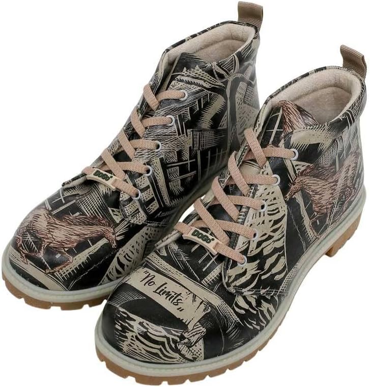 

Мужские ботинки DOGO на щиколотку - повседневные ботинки из веганской кожи с уникальным дизайном, No Limits