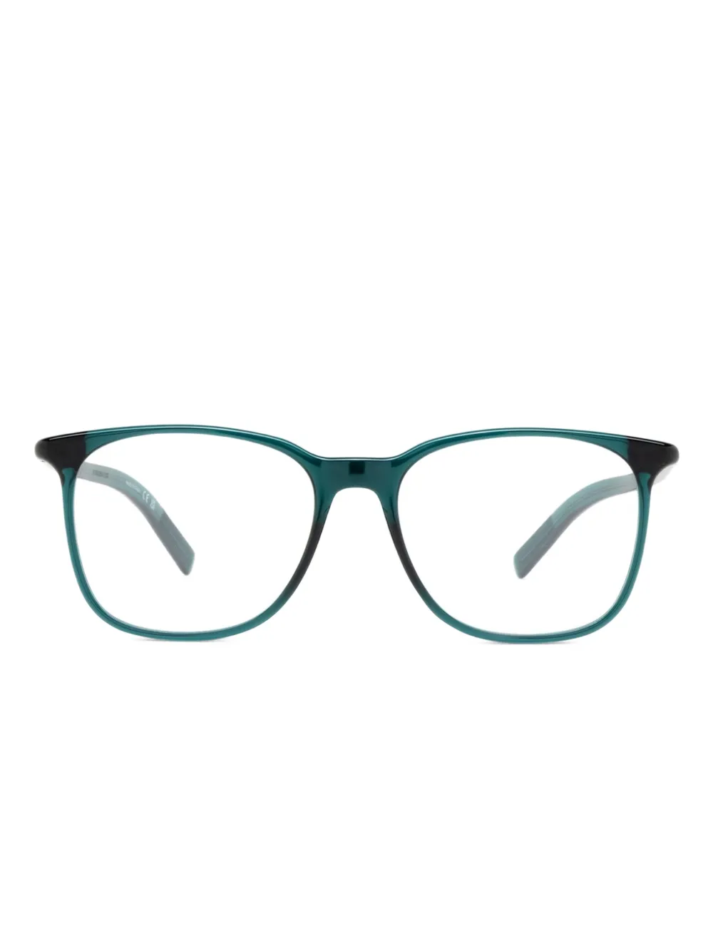 

Очки в прямоугольной оправе Montblanc, зеленый