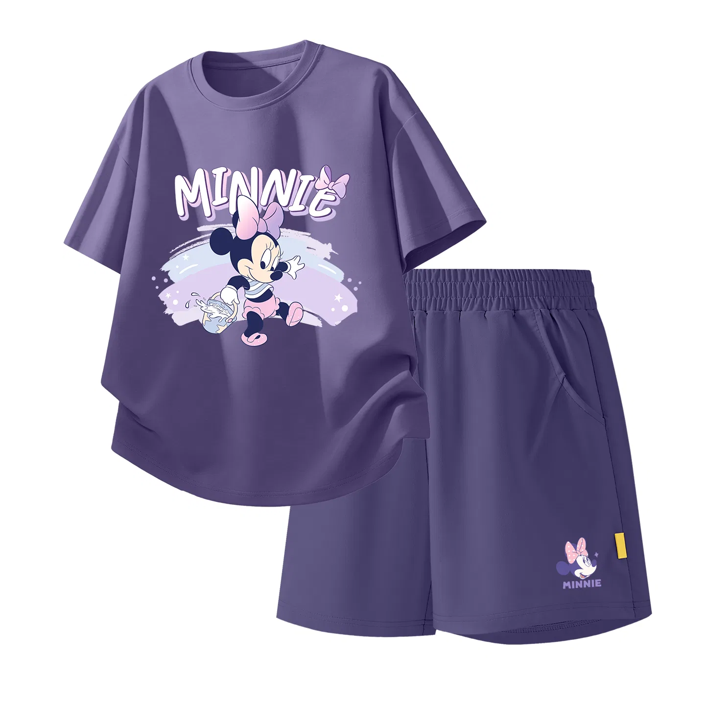 Детский спортивный костюм Casual Sportswear 2 Piece Set Disney, Di Water Star Night Purple+Di Ni Jie K_Bottom Right Mulberry Purple