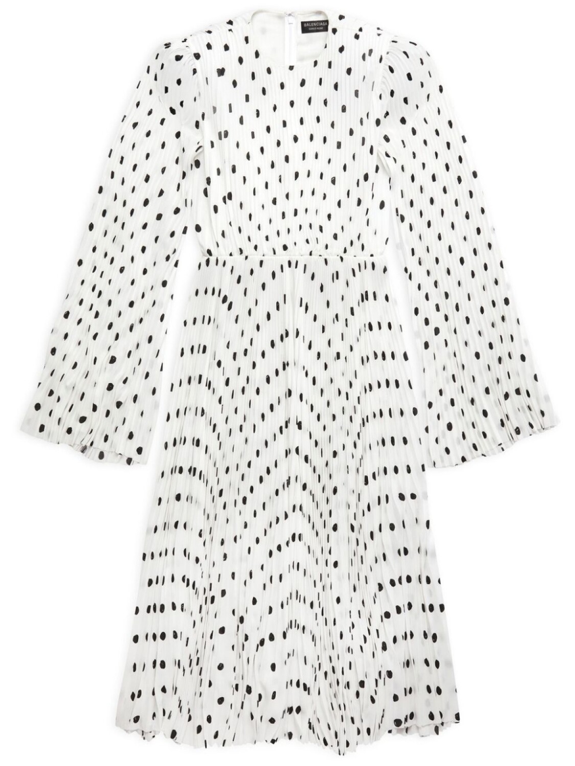 

Balenciaga платье в горох, белый