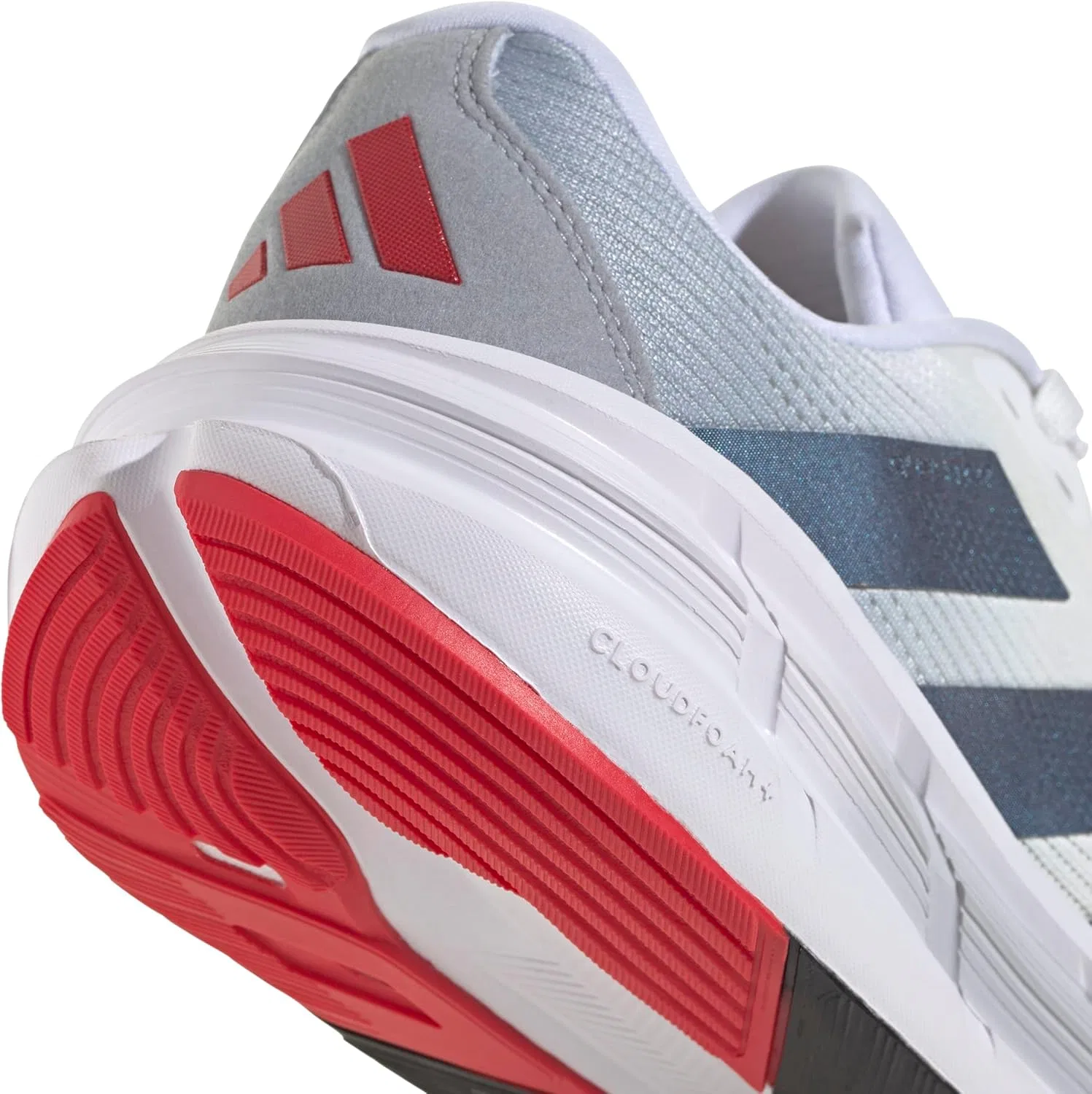 Мужские беговые кроссовки Adidas Questar 3, Cloud White Core Black Pure Ruby — фото 2