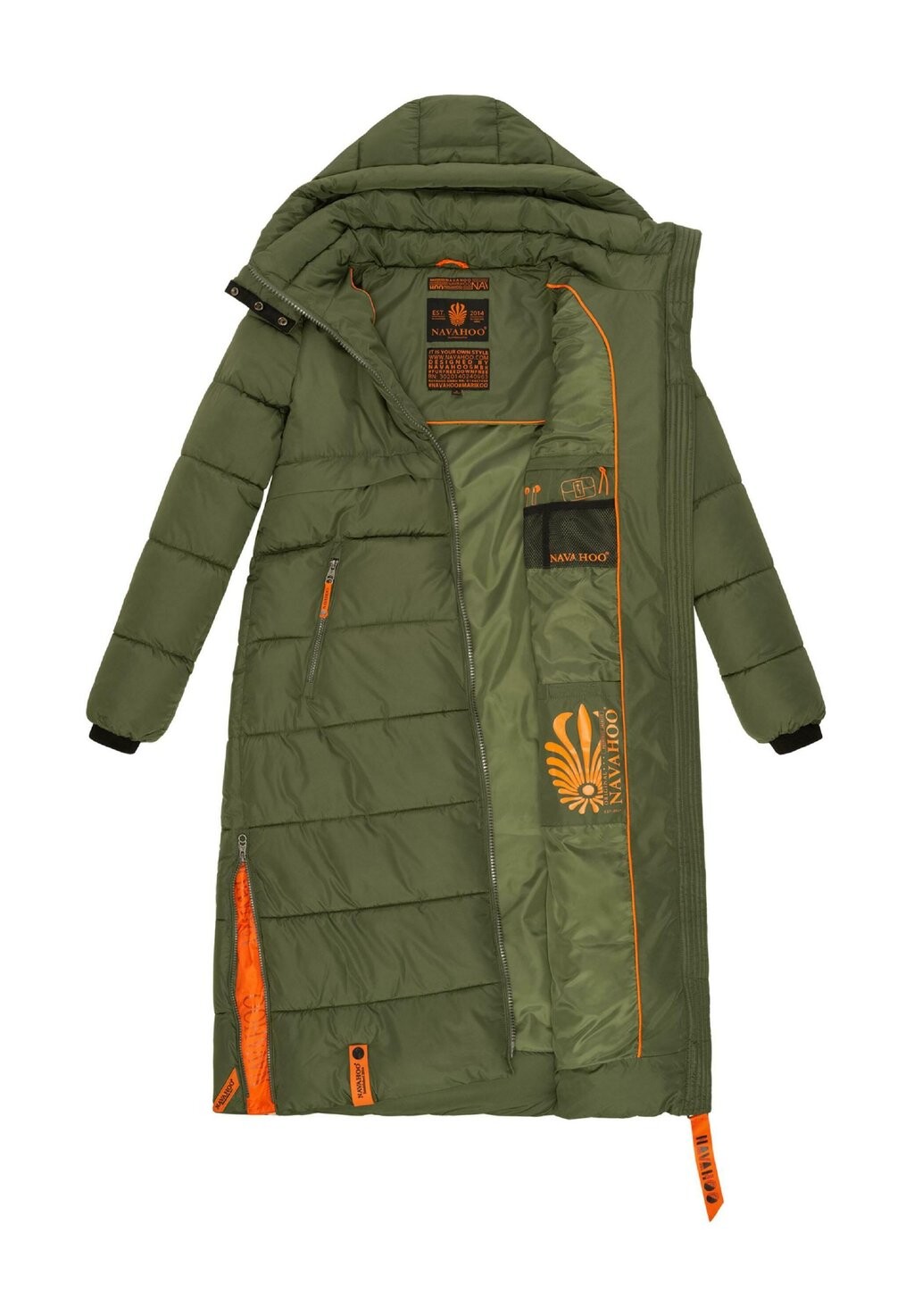 

Зимнее пальто KRISTALLBLUME Navahoo, цвет Mottled Dark Green