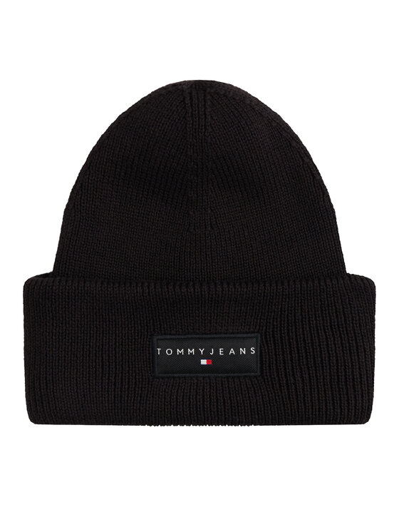 

Шапка Tjm Linear Beanie AM0AM13666 Tommy Jeans, чёрный