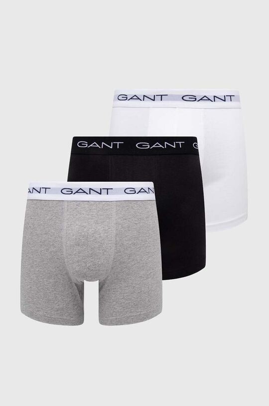 

Комплект из трех боксеров Gant, серый