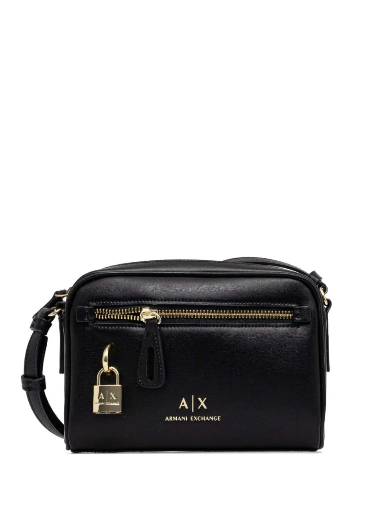 

Сумка через плечо с логотипом Armani Exchange, черный