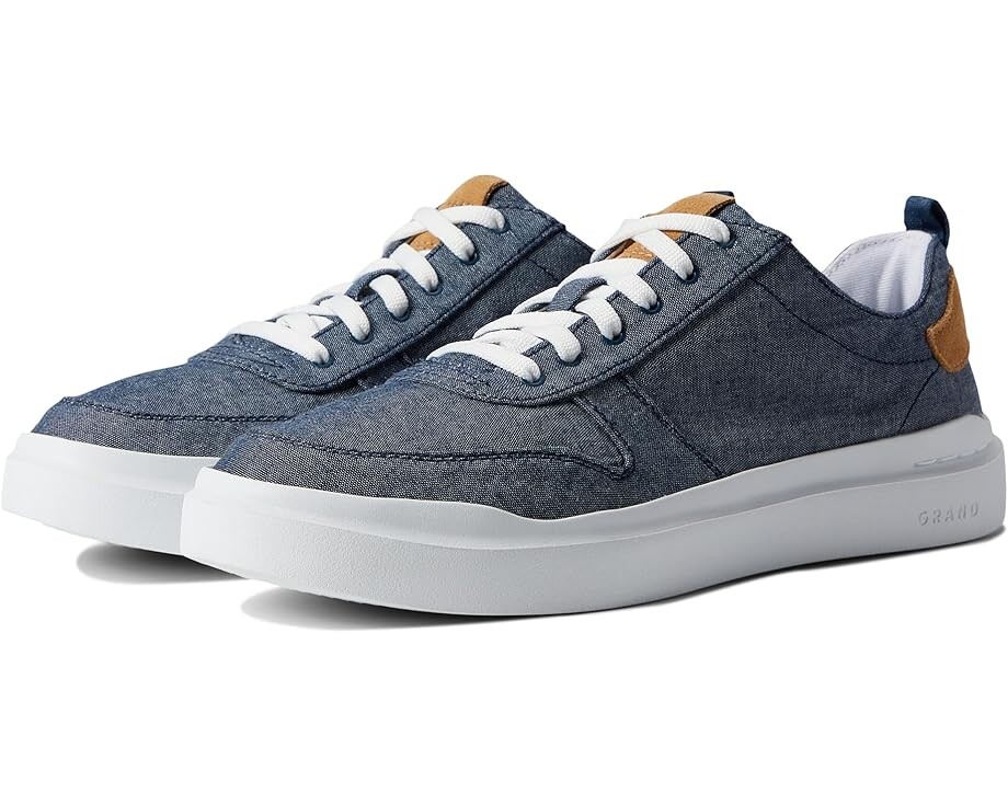 

Кроссовки Cole Haan Grandpro Rally Canvas Court, цвет Chambray/CH Farro Suede/Optic White