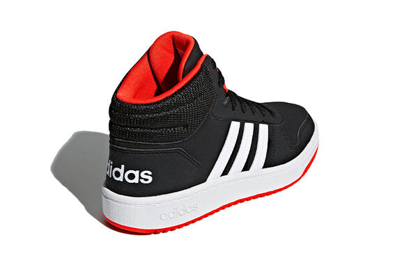 Кроссовки hoops 2.0 mid j Adidas, черный — фото 4