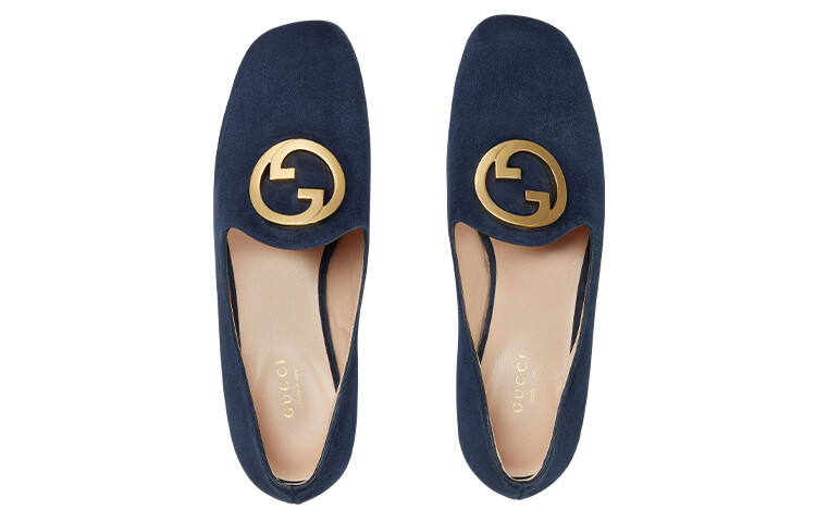 Туфли женские Gucci, синий — фото 3