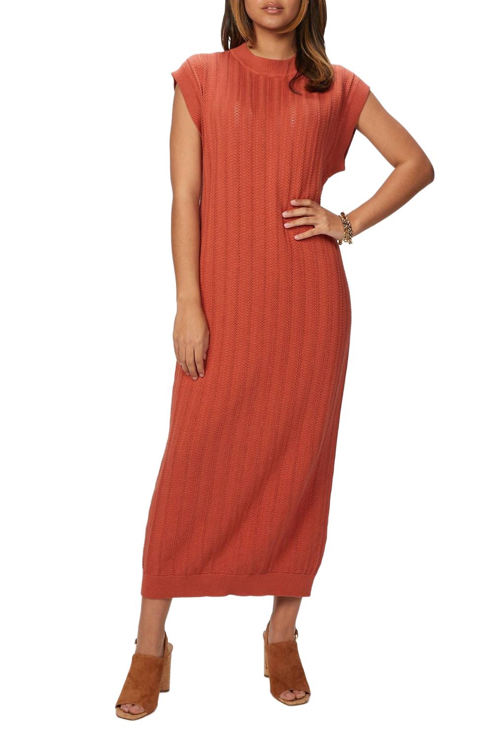 

Бесплечее кружевное платье в цвете абрикосовый бренди MR MITTENS, Apricot Brandy