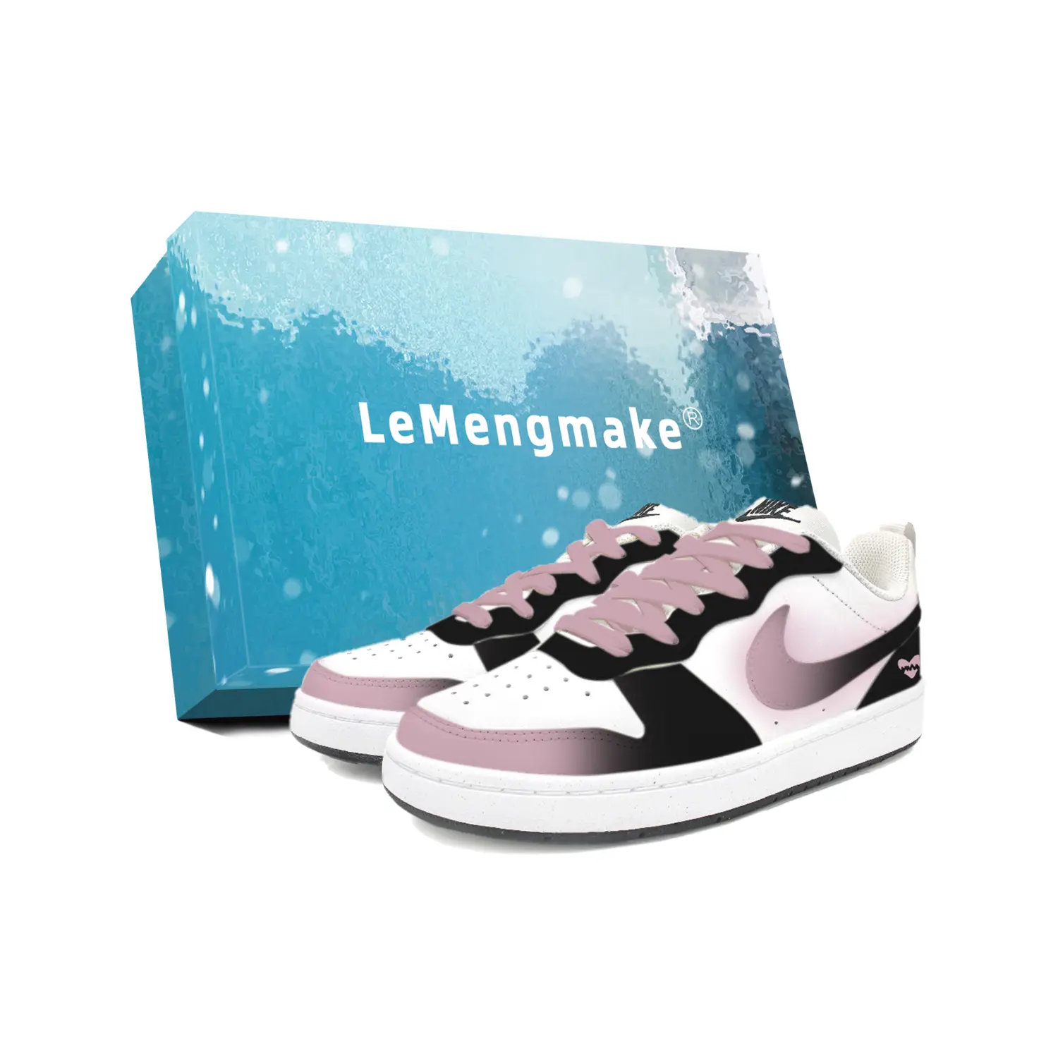 

Nike Court Borough дышащие низкие скейтборд кроссовки White детские