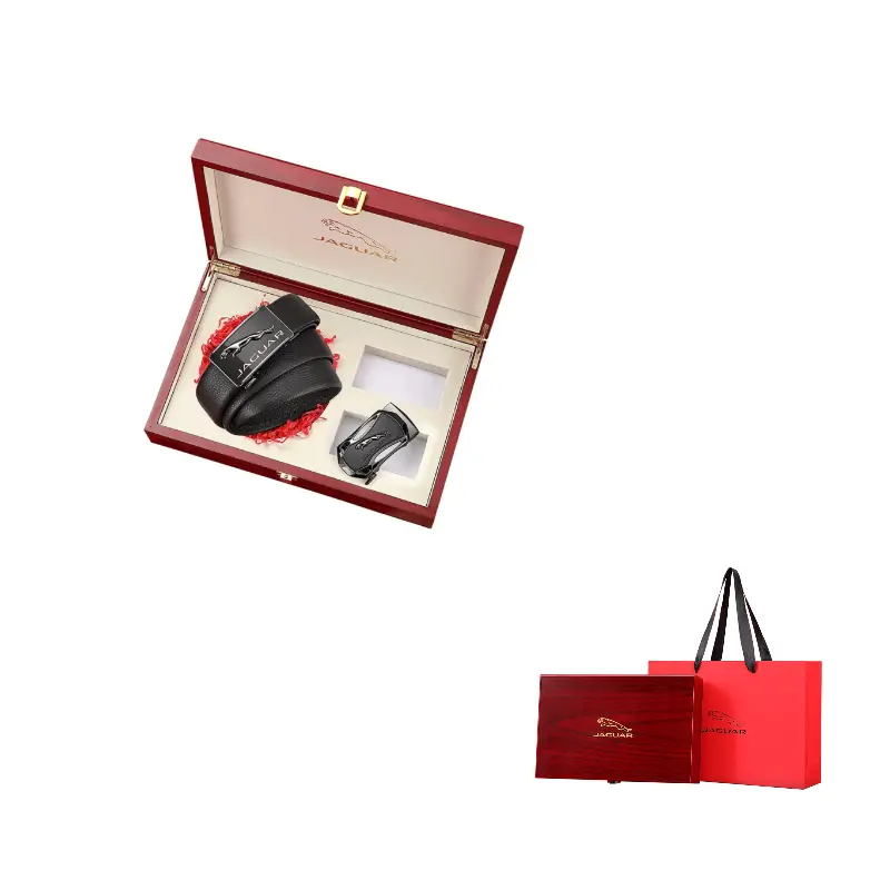 

JAGUAR Мужской кожаный ремень из коровьей кожи черный шириной 3,5 см, Black