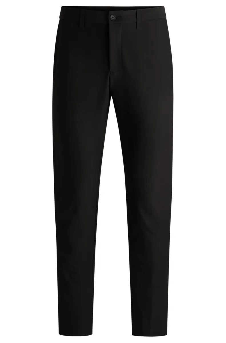 

Костюмные брюки BOSS GREEN "T_Commuter-Slim", узкого кроя, черный
