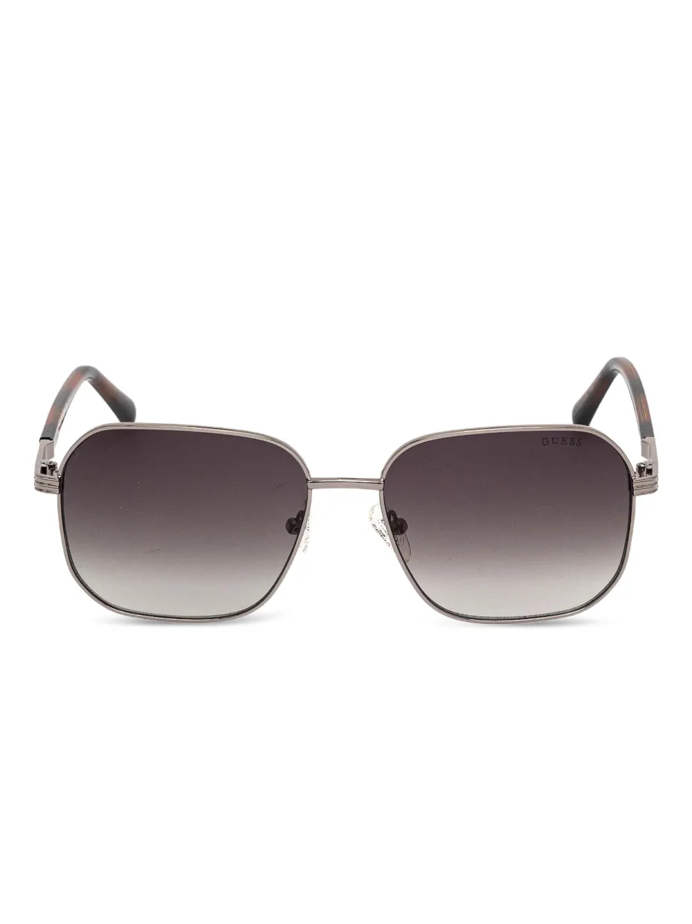 

Солнцезащитные очки в квадратной оправе GUESS EYEWEAR, серебяный