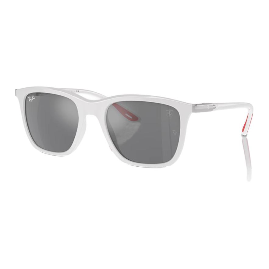 

RayBan Нейлоновая квадратная оправа для солнцезащитных очков унисекс белая, White