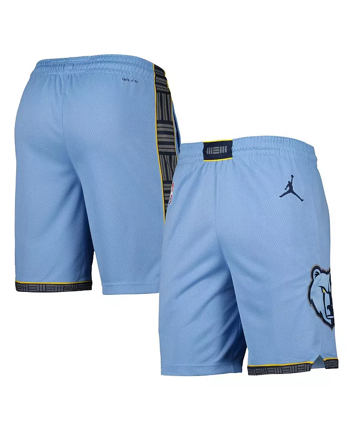 

Мужские шорты для игры Memphis Grizzlies 2022/2023 Statement Edition Swingman Performance, светло-голубые Jordan