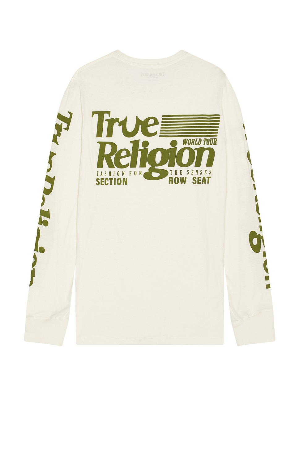 

Длинный рукав футболка True flag от True Religion, winter white