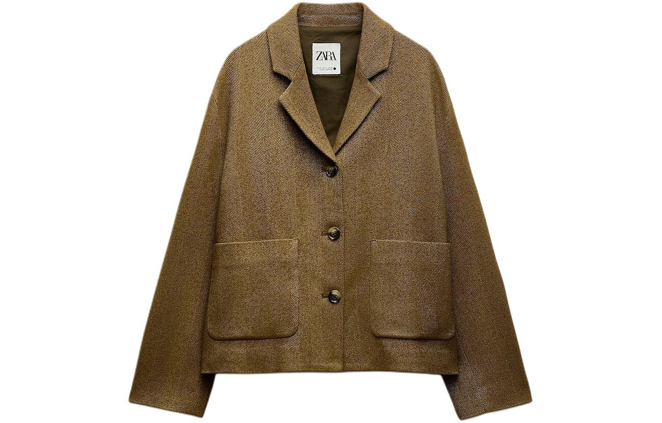 

Куртка женская коричневая Zara