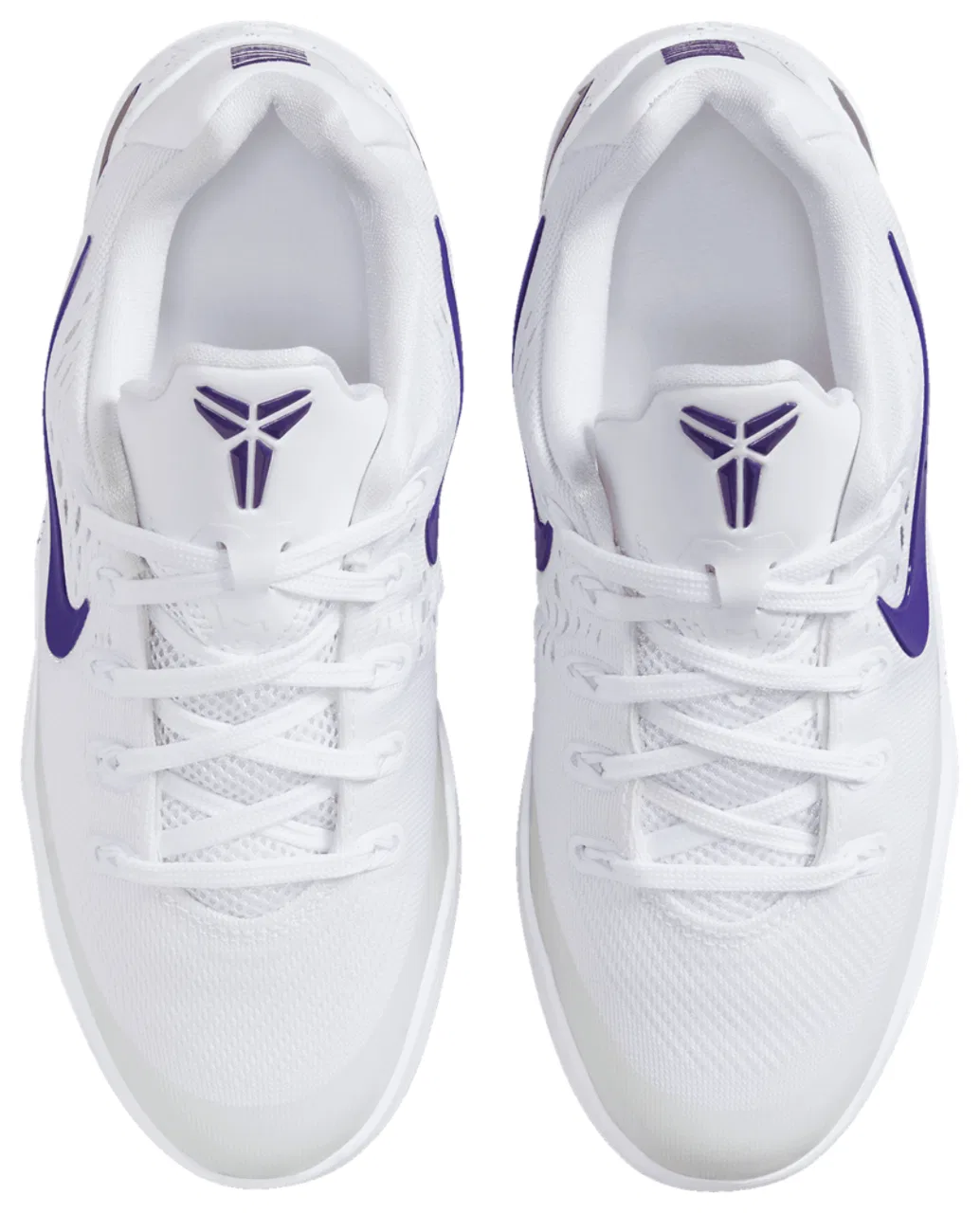 Детские баскетбольные кроссовки для мальчиков Nike Kobe IX EM, White Court Purple — фото 4
