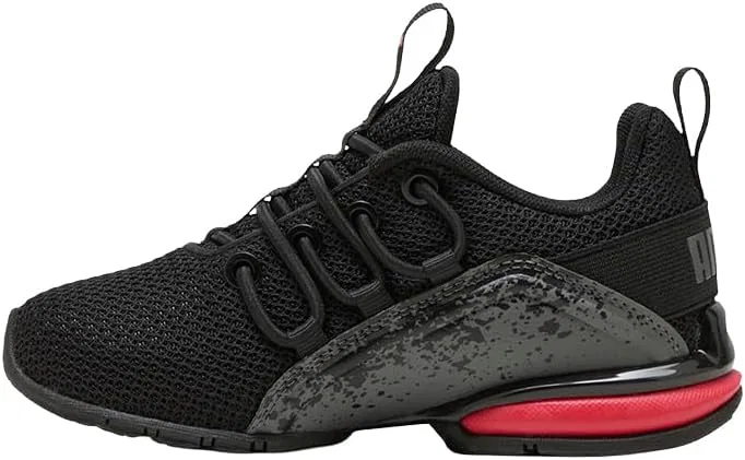 Детские кроссовки для мальчиков с принтом Axelion Gradient Fade PUMA, Black — фото 3