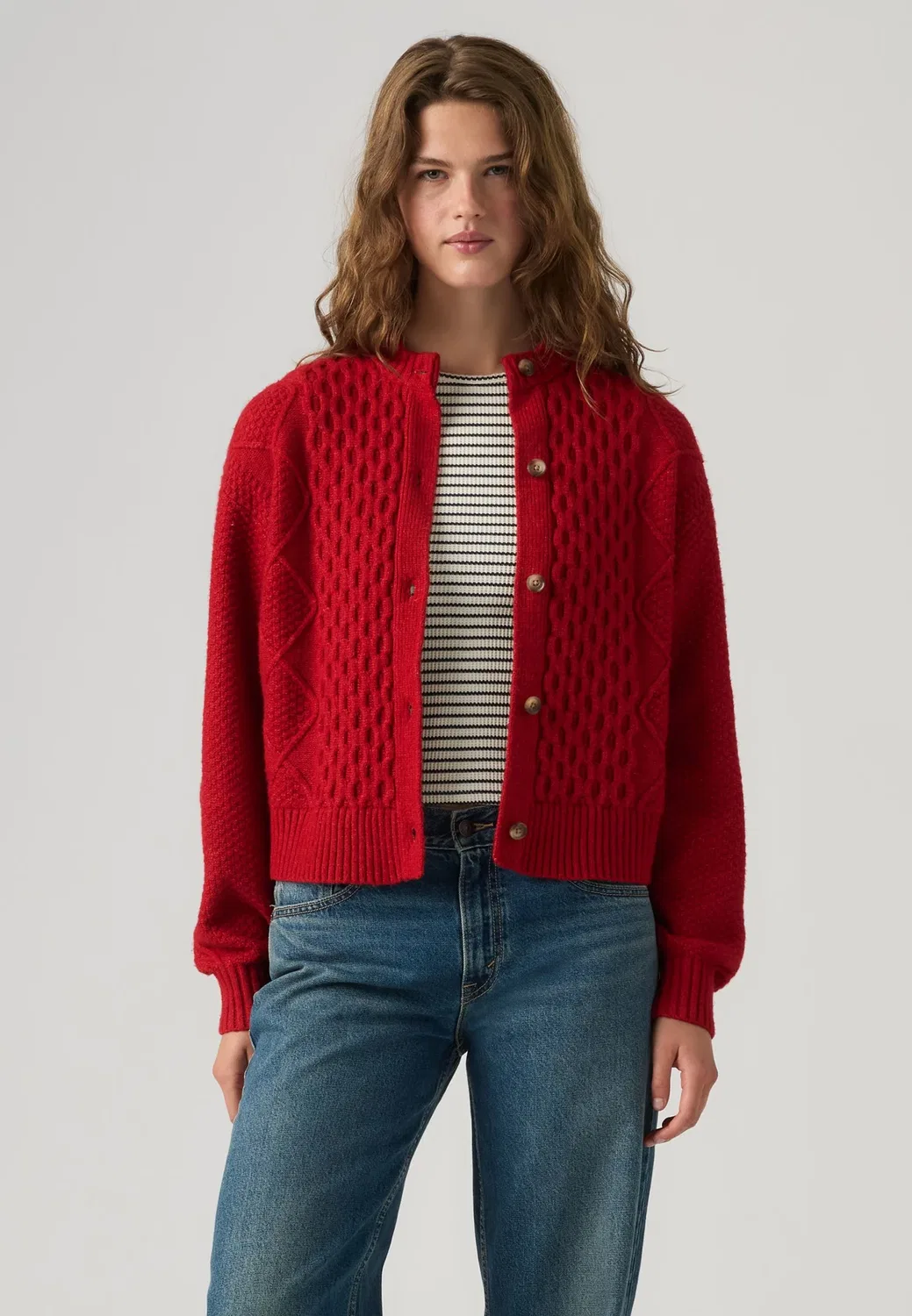 Кардиган с круглым вырезом Charlotte - вязаная куртка Levi'S, Emboldened — фото 2