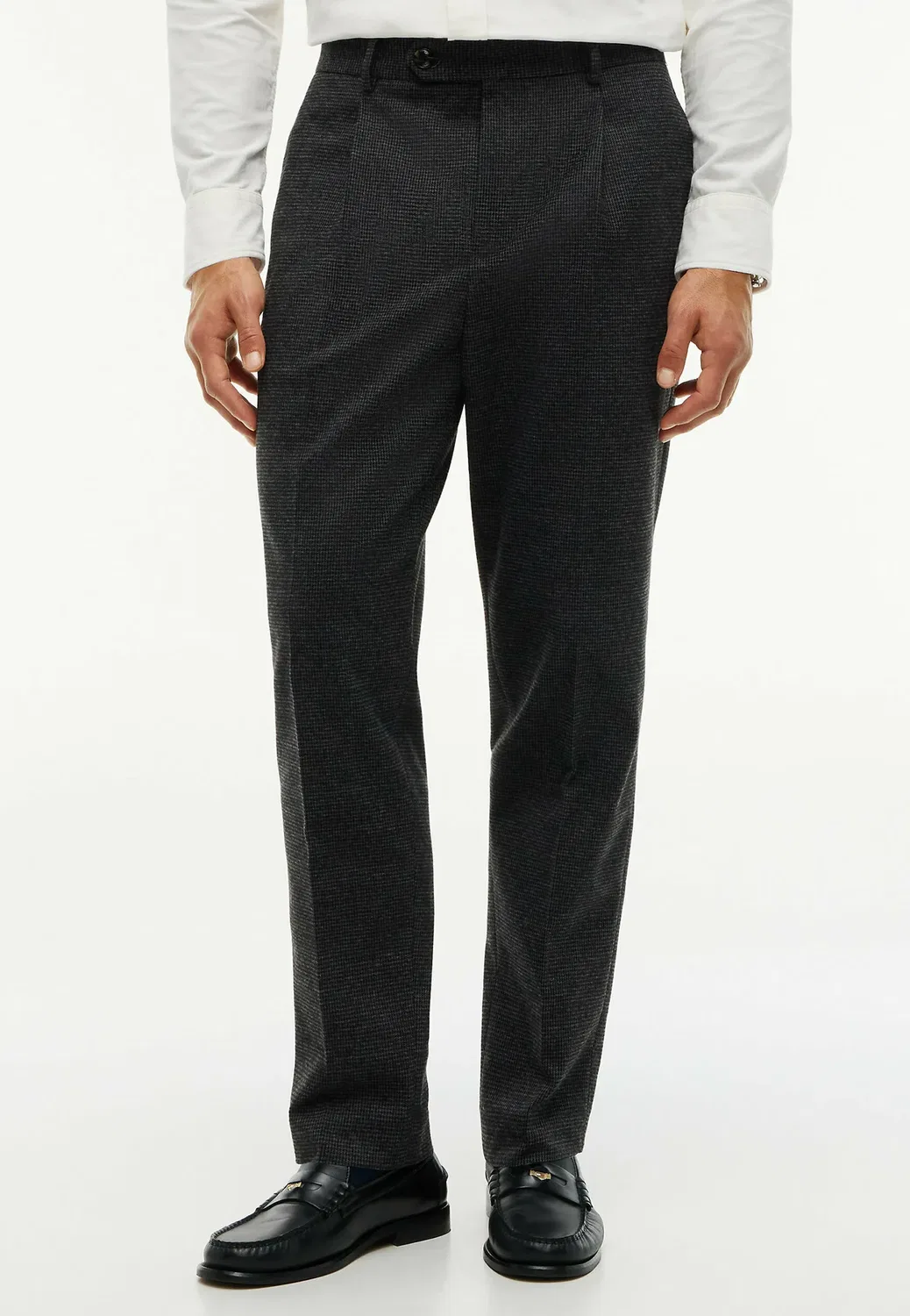 Брюки с мелким узором - костюмные брюки Tommy Hilfiger, Dark Grey Heather