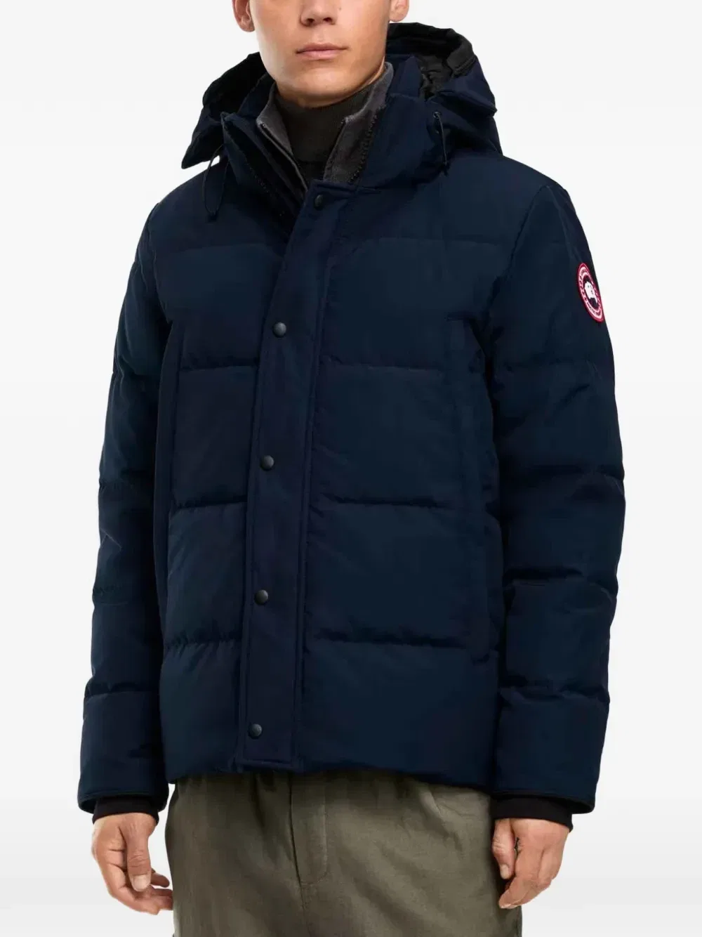 Стеганая куртка с капюшоном Wyndham Canada Goose, синий — фото 2