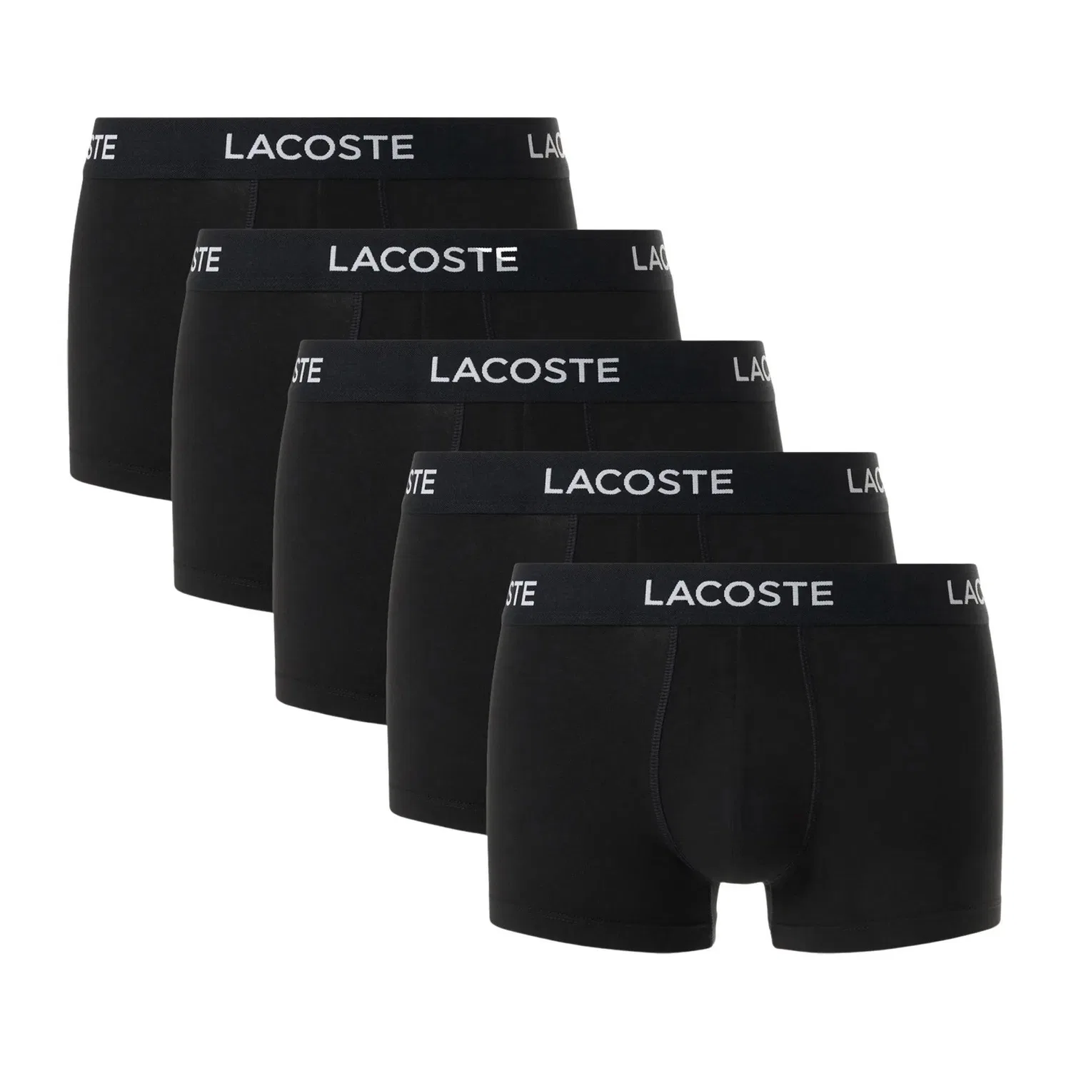 Мужские хлопковые боксеры Stretchcotton Trunk Lacoste, Schwarz
