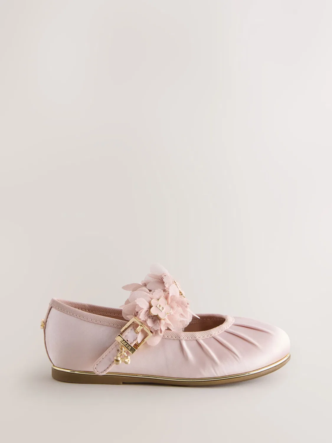 Балетки Baker by Ted Baker в розовом цвете — фото 3