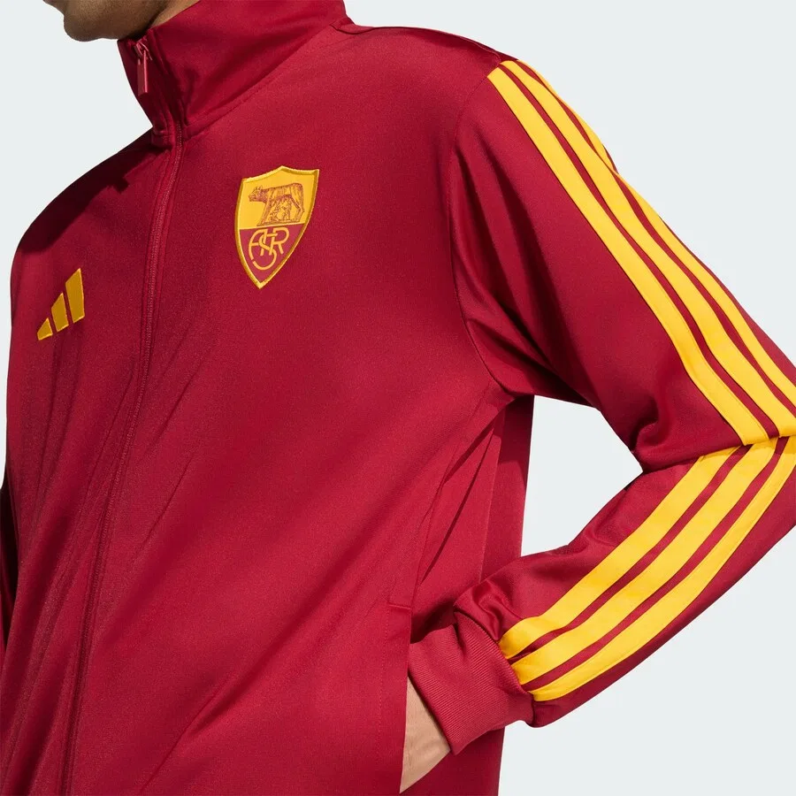 Куртка для тренировок ADIDAS PERFORMANCE 'AS Rom DNA' красного цвета — фото 3