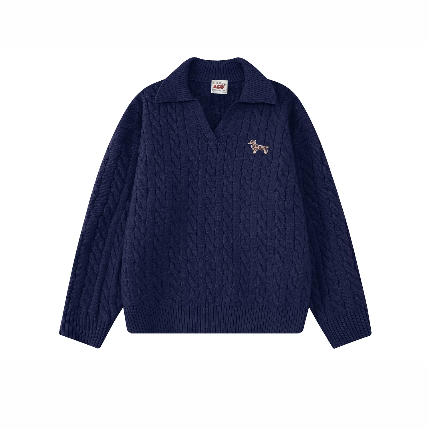 Детский кардиган с отложным воротником F426, Navy Blue