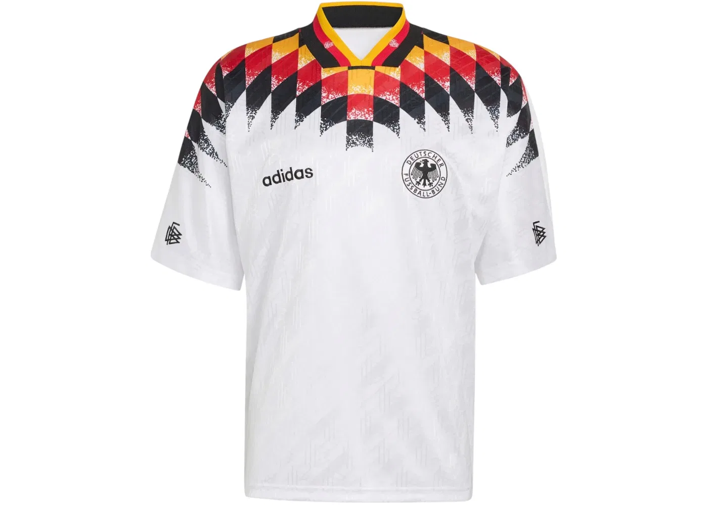 Мужская футбольная джерси Германия Home 1994 Adidas, White