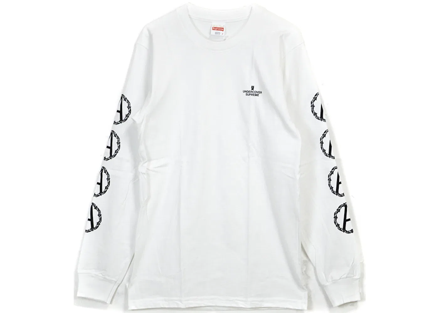 Мужская футболка с длинным рукавом Supreme Undercover Anarchy LS Tee, White