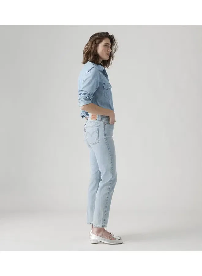 Джинсы прямые с эффектом подъема Wedgie Straight Levi'S, индиго — фото 3