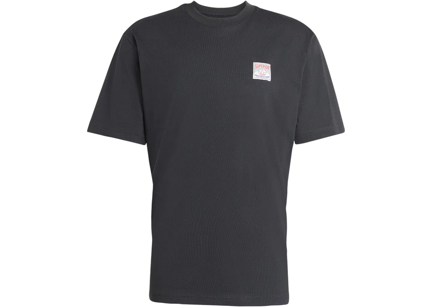 Мужская футболка свободного кроя с принтом Adidas Tee, Black