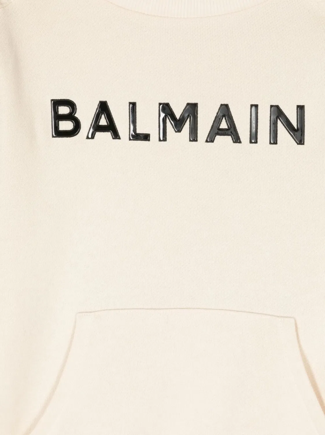 Balmain Свитшот с логотипом в бежевом цвете — фото 2