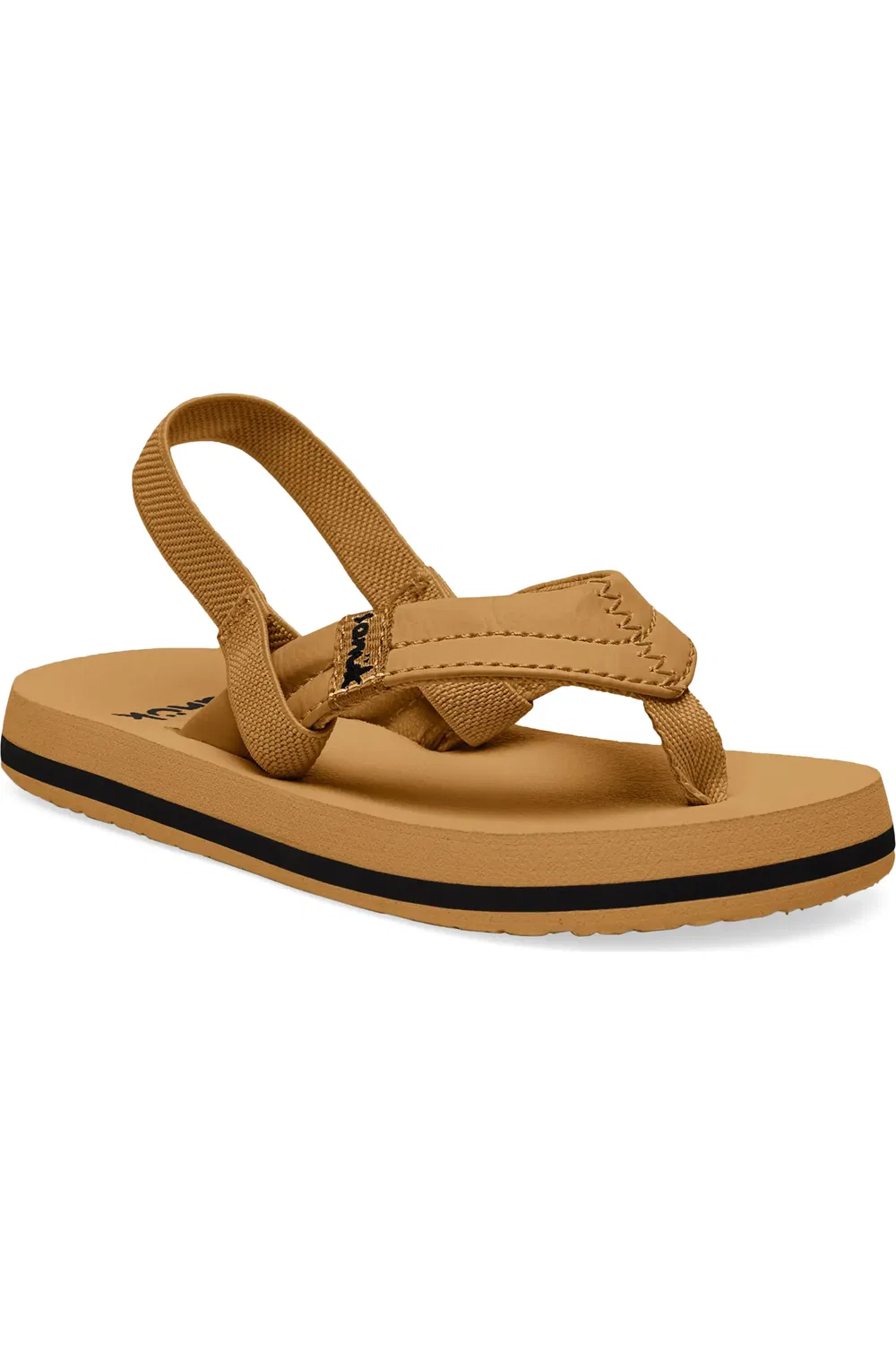 Детские сандалии с эластичным ремешком Wavy Sanuk, Tan