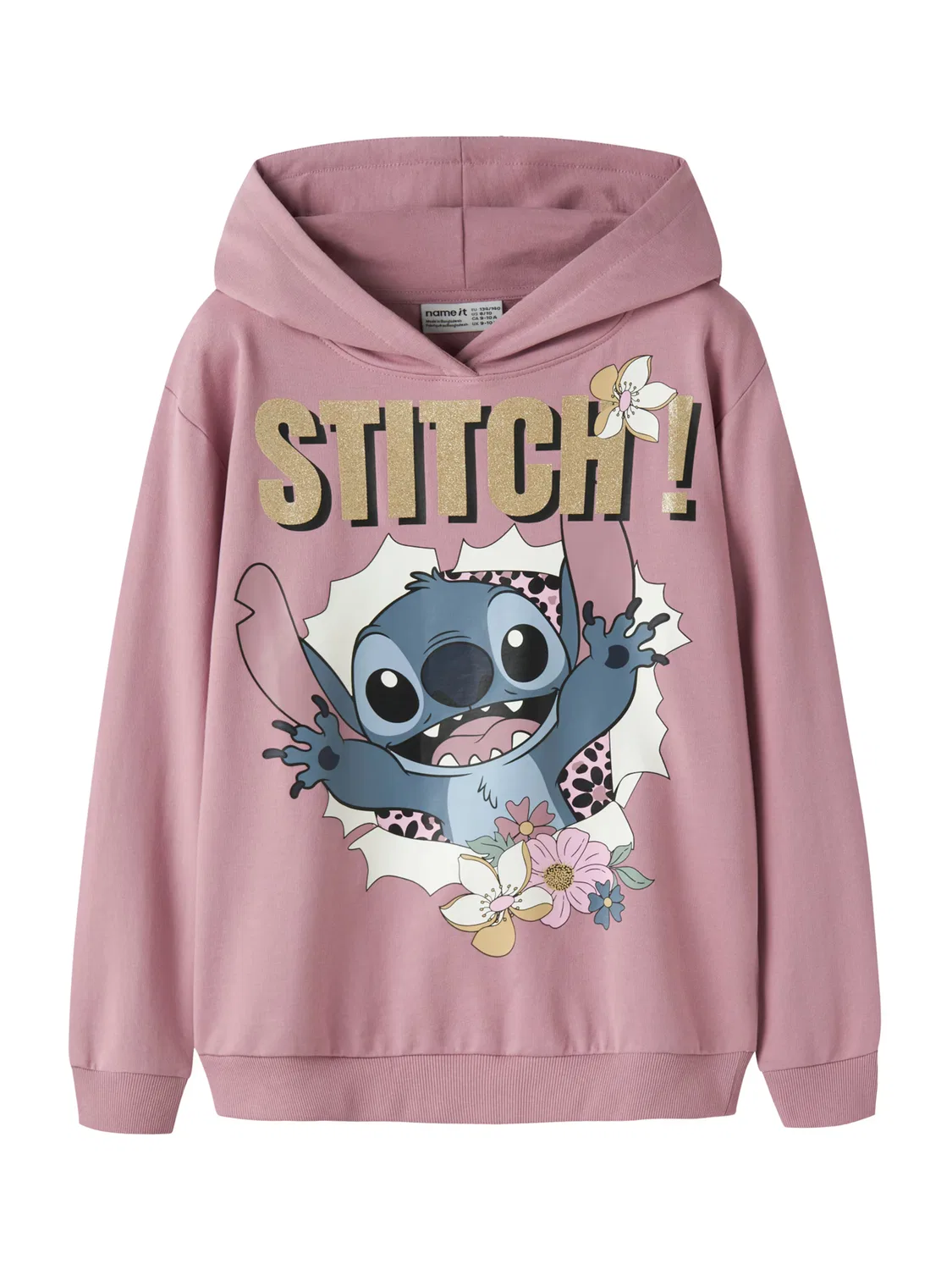 Толстовка Name It NKFJYNDA STITCH фиолетового цвета
