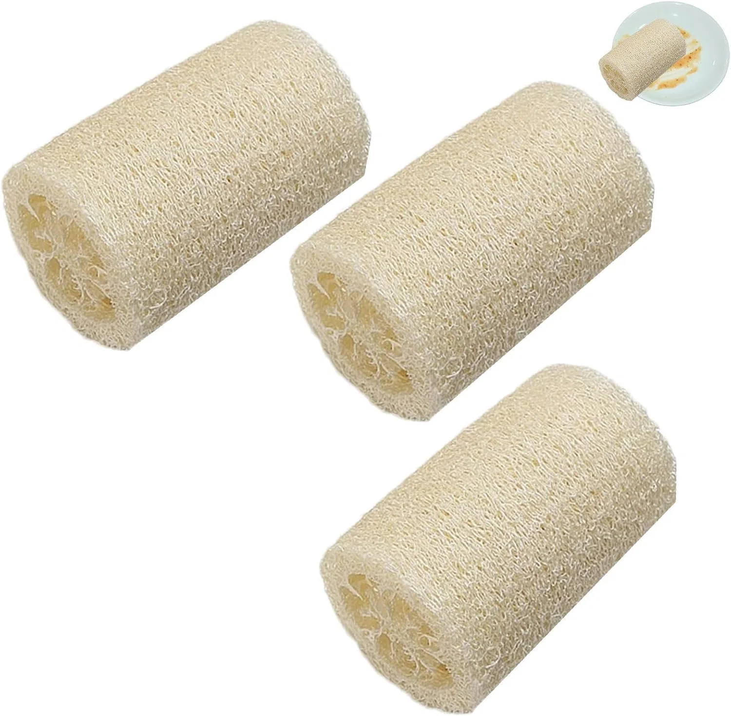 Люфа, набор 3 шт, Generic, 10 см, 5 Stück
