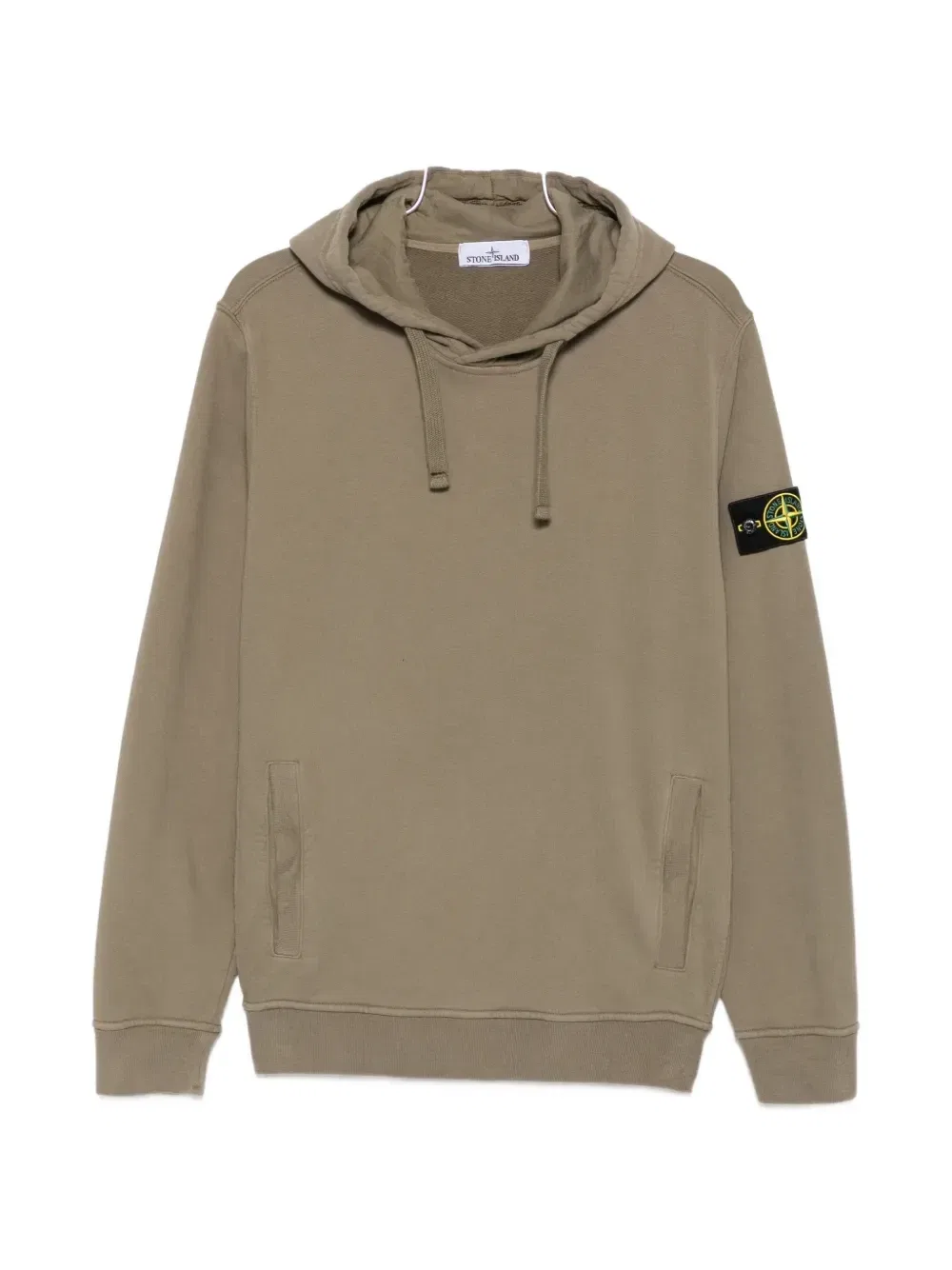 Толстовка с логотипом-нашивкой Stone Island, зеленый