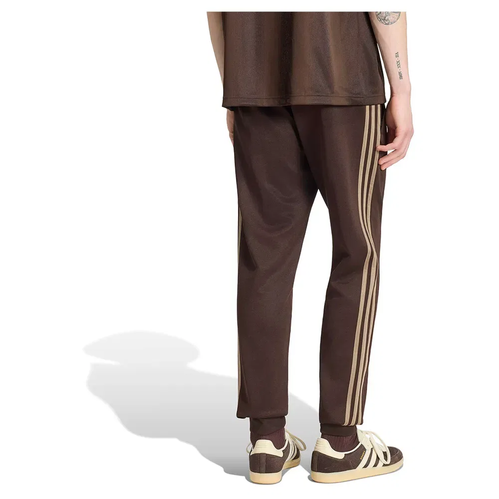 Мужские спортивные штаны с зауженным кроем Adidas Originals SST Track, Brown — фото 2