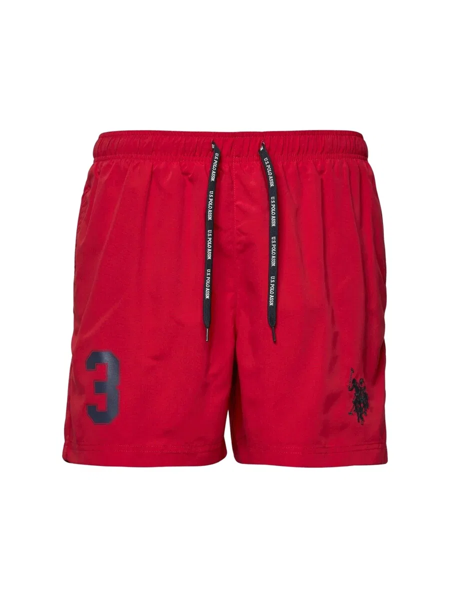 Шорты для плавания U.S. Polo Assn. 'UMALEXANDER' красного цвета
