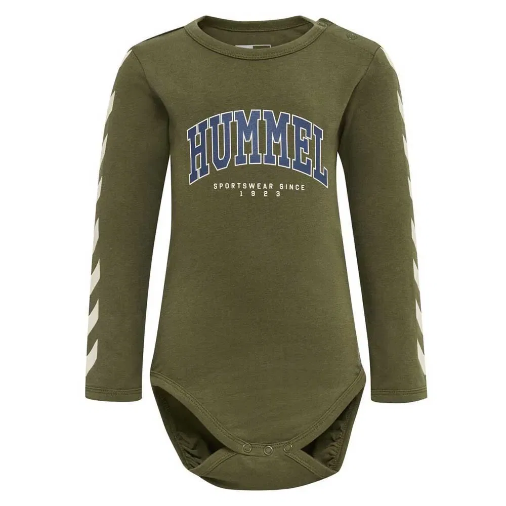 Боди с длинным рукавом Fast Flipper Hummel, зеленый