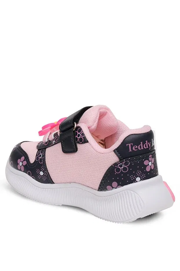 Детские спортивные кроссовки для девочек с подсветкой Kaptan Junior, Black — фото 3