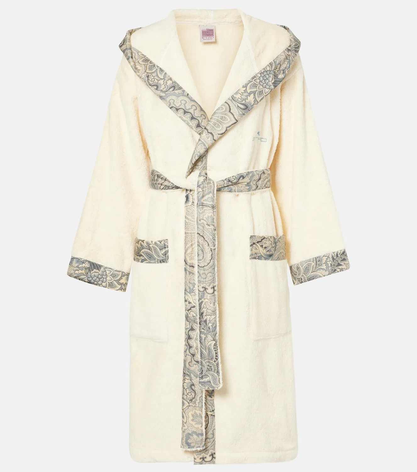 Банный халат махровый Bloom Etro, бежевый
