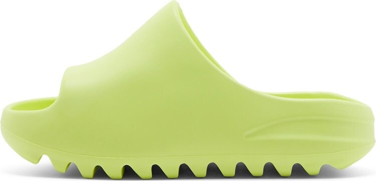 Сандалии Adidas Yeezy Slide Kids 'Glow Green', зеленый — фото 4