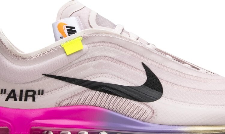 Кроссовки Nike Serena Williams x Off-White x Air Max 97 OG 'Queen', розовый — фото 3