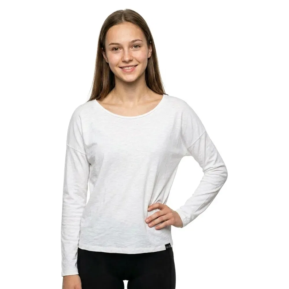 Футболка с длинным рукавом Long Sleeve Jersey Superdry, белый — фото 3